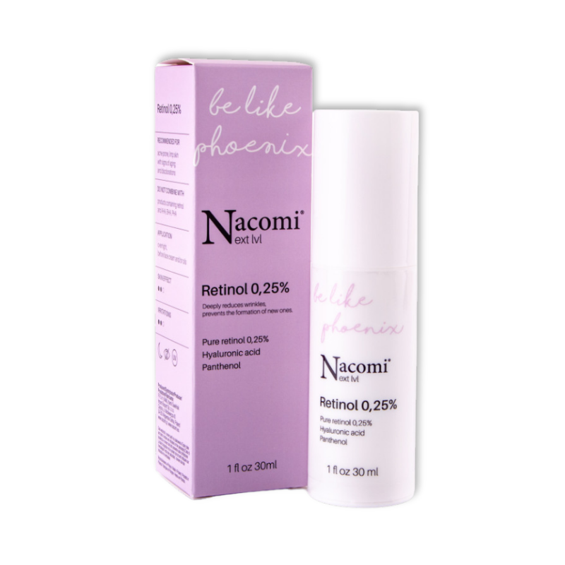 Nacomi Next Lvl Retinol 0,25% Serum przeciwstarzeniowe 30ml