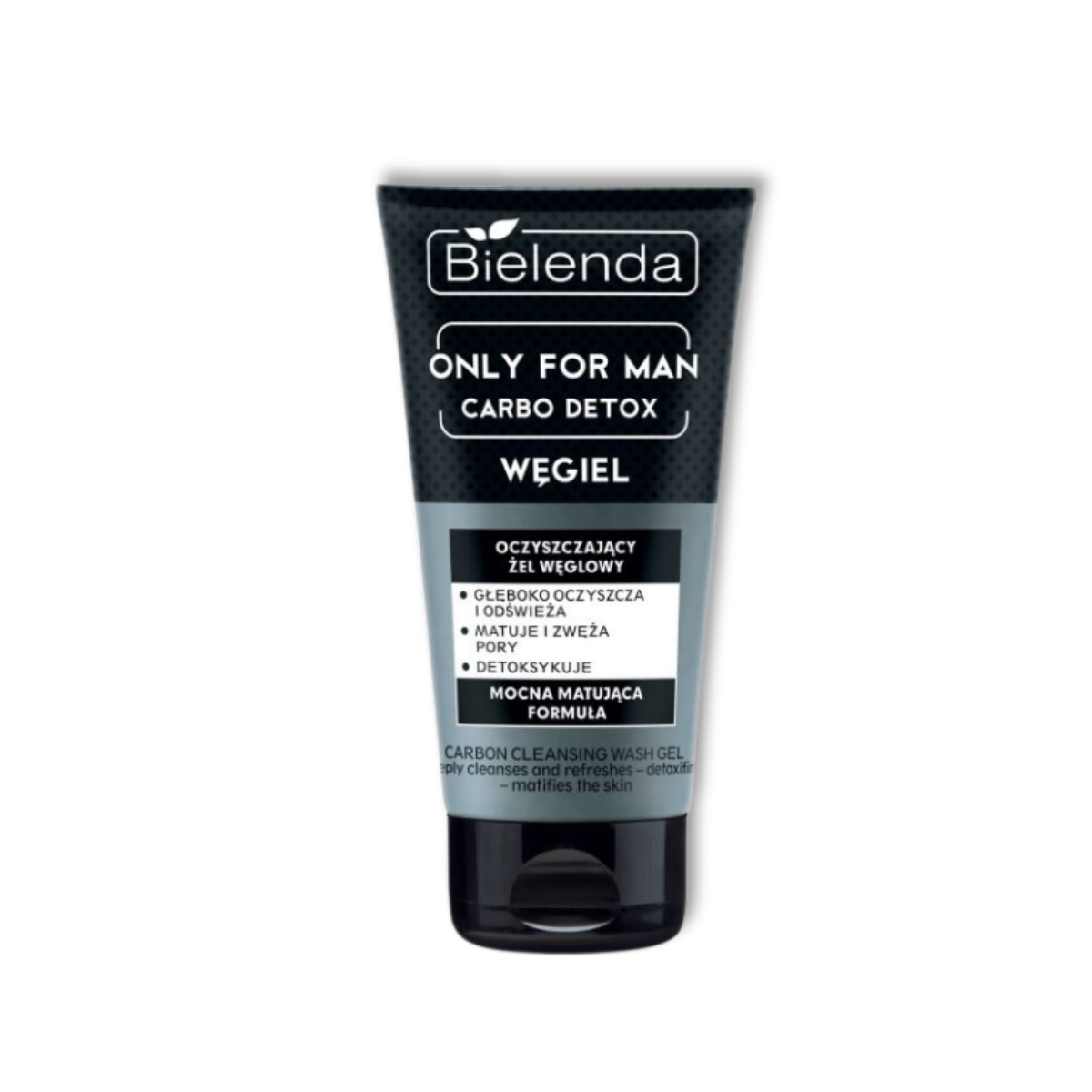 Bielenda Only For Man Carbo Detox Koolstof Reinigingsgel Gezicht 150ml