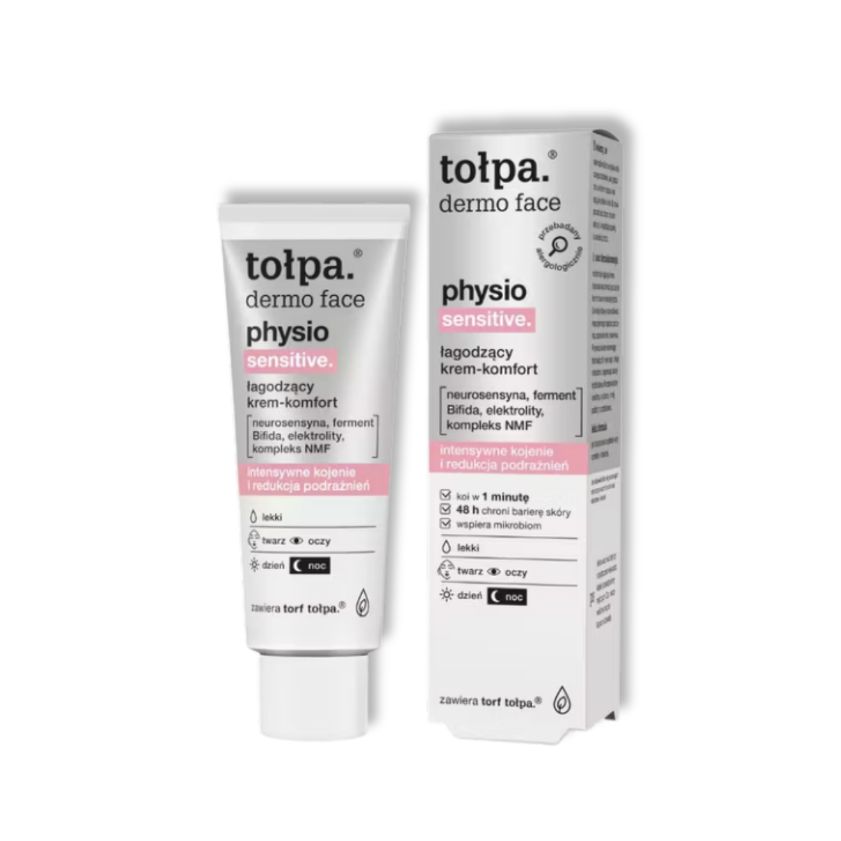 Tołpa Dermo Face Physio Sensitive Krem Kojąco-Wygładzający Na Dzień i Noc 40 ml