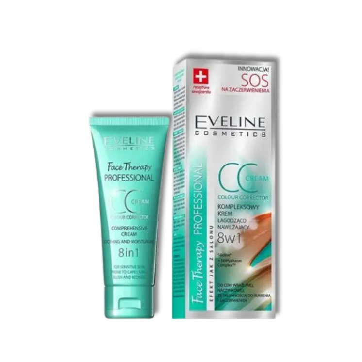 Eveline Face Therapy Professional CC Krem 8w1 Kolor Korektor