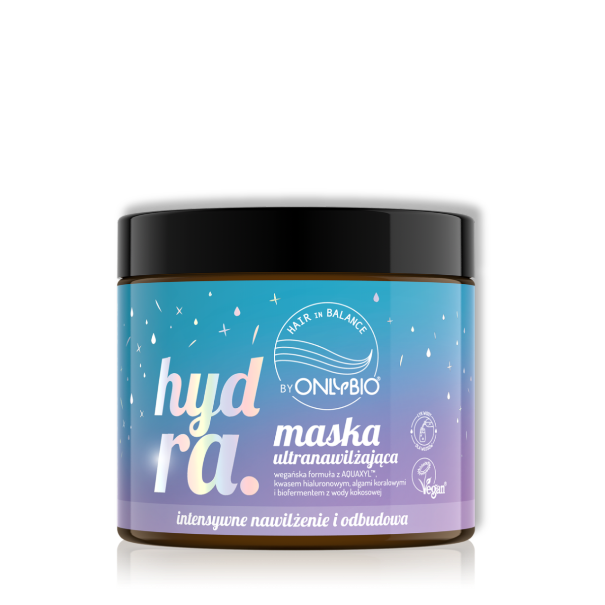 OnlyBio Hair in Balance Hydra Ultra-Hydraterende & Herstellende Haarmasker Vegan 400ml