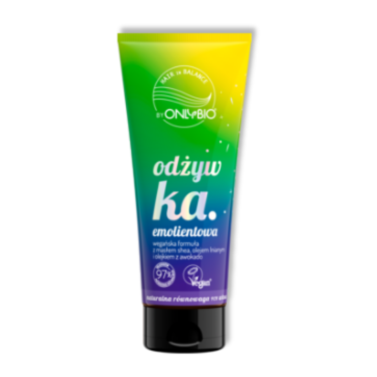 OnlyBio Hair in Balance Odżywka Emolientowa Wegańska 97% Naturalna 200ml