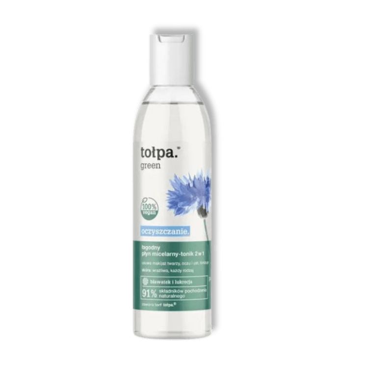 TOŁPA Green Reiniging Zachte Micellair Water - Tonic 2 - in - 1 200 ml - Milucevi Beauty Store