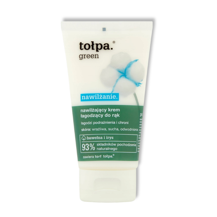 TOŁPA Green Nawilżająco-kojący krem do rąk 75 ml
