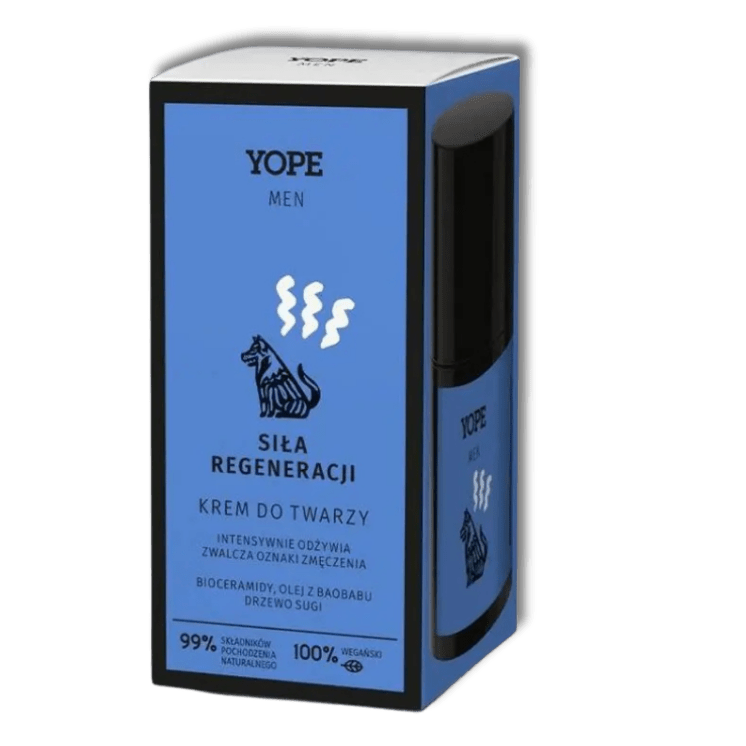 YOPE Men Wood Gezichtscrème voor Mannen - Kracht van Regeneratie 50 ml - Milucevi Beauty Store