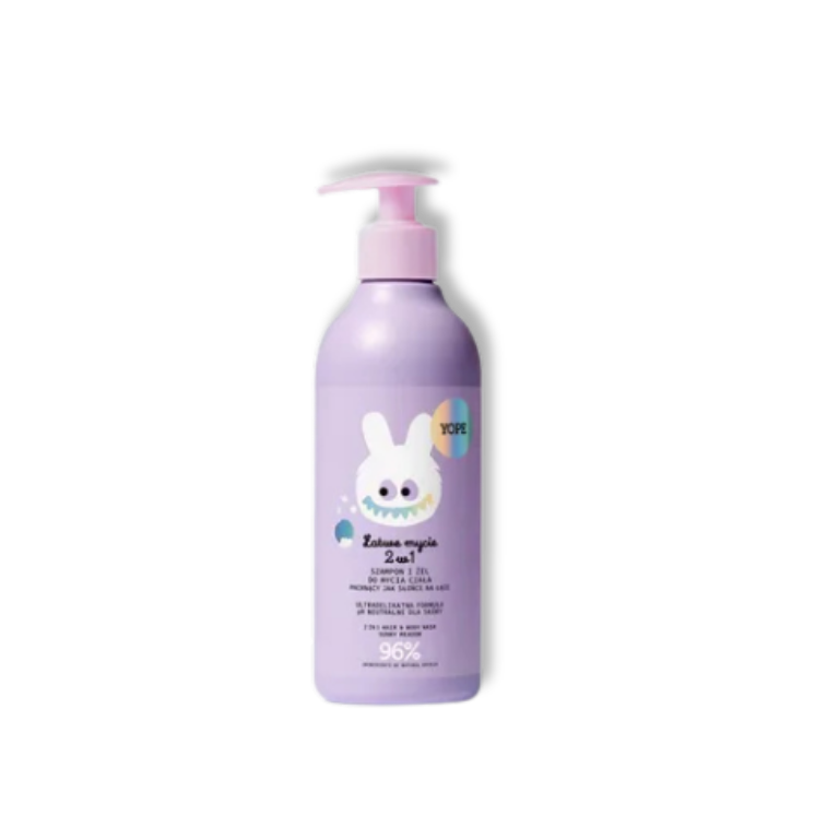 YOPE Shampoo en Douchegel voor Kinderen 2-in-1 Zon op de Weide 400 ml