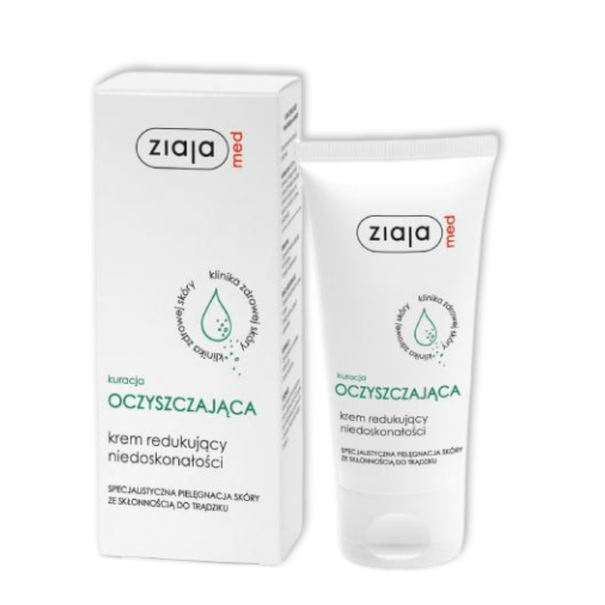 Ziaja Med Reinigende Crème – Onzuiverheden Reducerende Crème 50ml - Milucevi Beauty Store