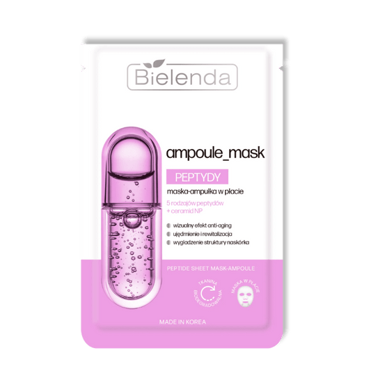 BIELENDA Ampoule Mask Peptiden Sheet Mask - Ampul 1 st. - Milucevi Beauty Store
