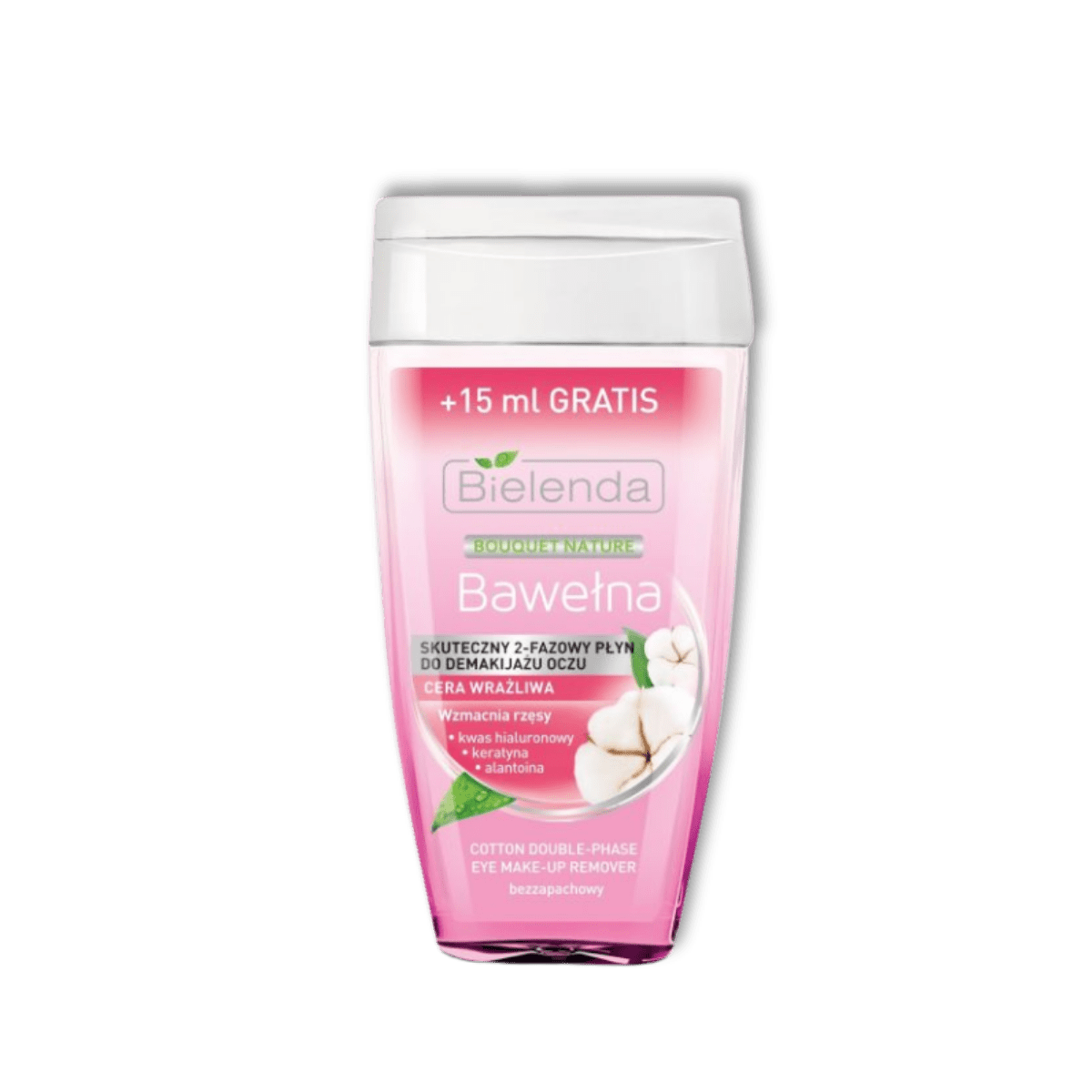 Bielenda Budge Nature Katoen 2 - Fase Oogmake - up Remover Gevoelige Huid 140ml - Milucevi Beauty Store