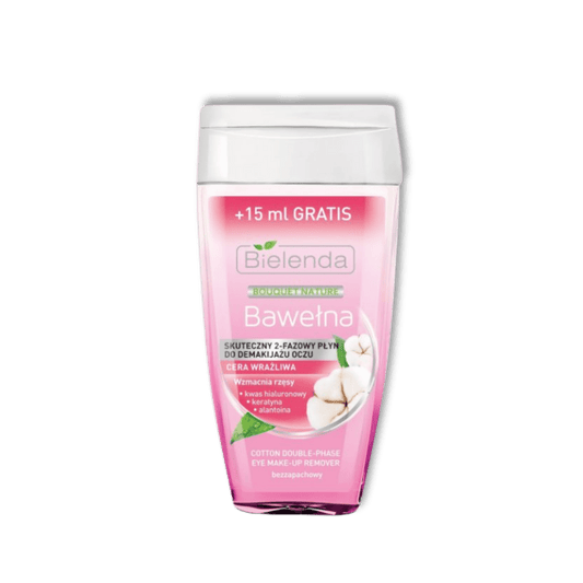 Bielenda Budge Nature Katoen 2 - Fase Oogmake - up Remover Gevoelige Huid 140ml - Milucevi Beauty Store