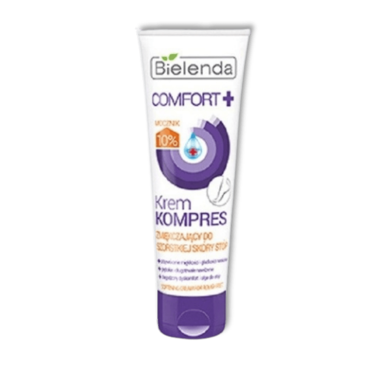 Bielenda Comfort+ Verzachtende Voetcrème - Kompres Ruwe Voeten Ureum 10% 100ml - Milucevi Beauty Store