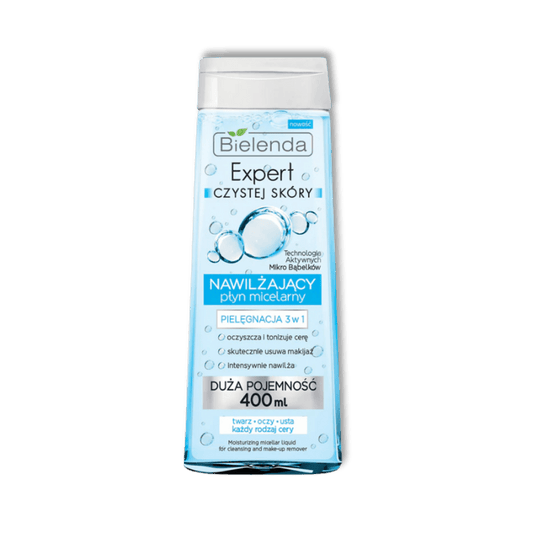 Bielenda Expert Hydraterende Micellair Water 3-in-1 Make-up Remover 400ml - Milucevi Beauty Store