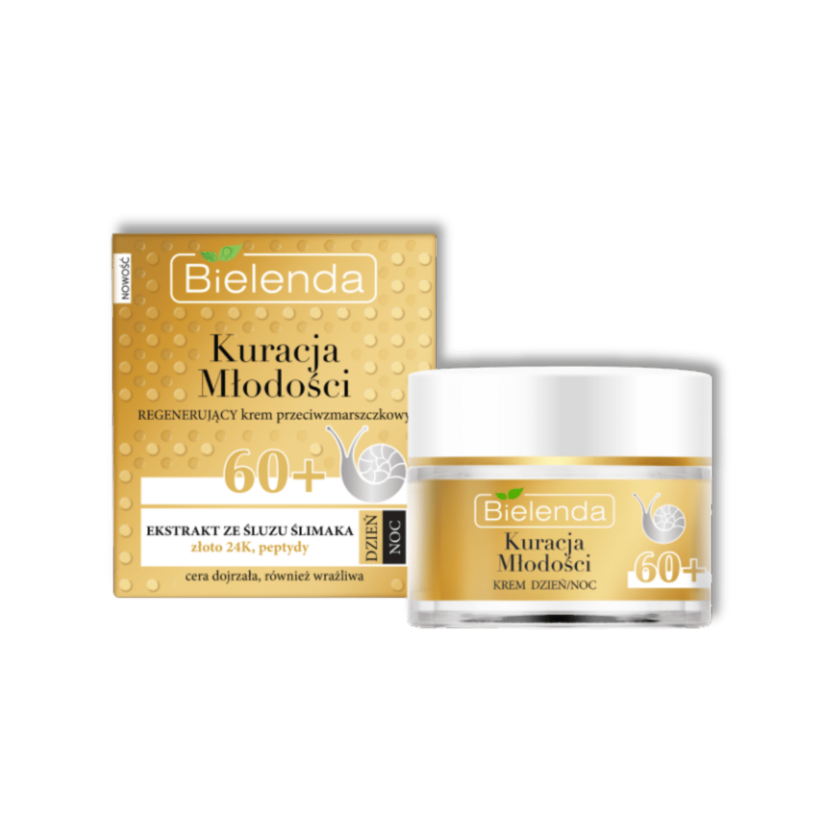 Bielenda Kuracja Młodości 60+ Regenererende Anti - Rimpel Dag & Nachtcrème 50ml - Milucevi Beauty Store