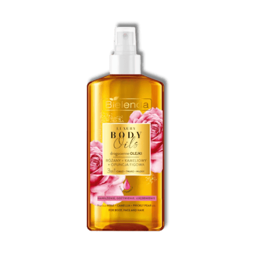 Bielenda Luxury Body Oil 3in1 Roos+Kamelia 150ml - Milucevi Beauty Store
