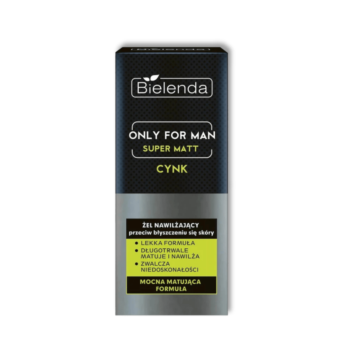 Bielenda Only For Man Super Matt Zink Hydraterende Matterende Gel Tegen Glans 50ml - Milucevi Beauty Store