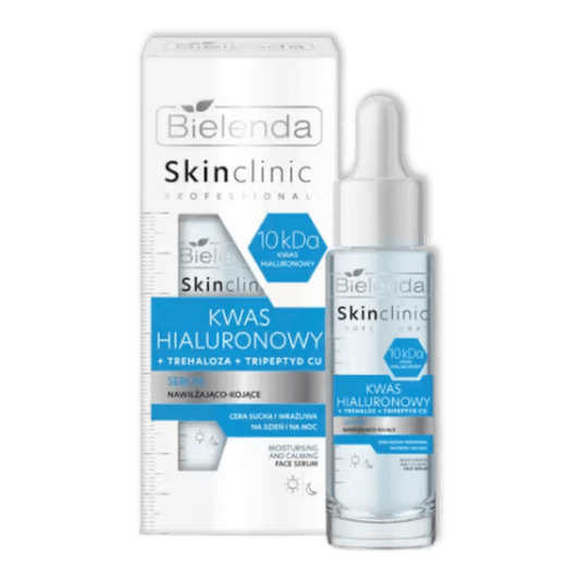 Bielenda Skin Clinic Professional Hyaluronzuur 10kDa Serum Hydraterend & Kalmerend Dag & Nacht 30ml - Milucevi Beauty Store