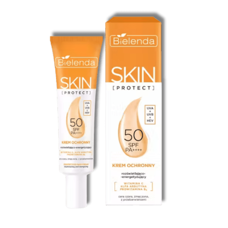 Bielenda Skin Protect Beschermende Crème SPF50 Verlichtend & Energiserend 40ml - Milucevi Beauty Store