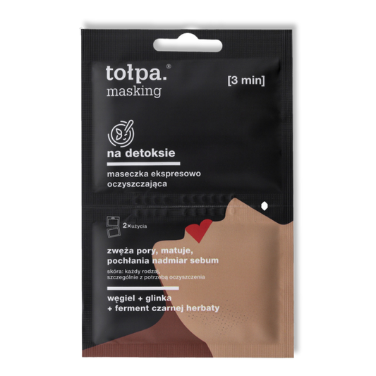 TOŁPA Masking Express Oczyszczająca Maseczka - Detox 5 ml x 2