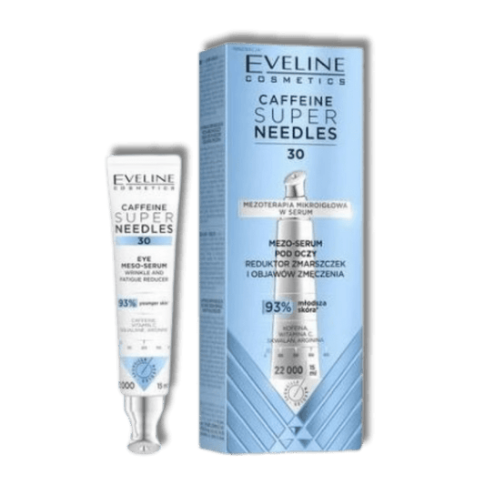Eveline Caffeine Super Needles 30 Mezo-Serum Ogen Anti-Rimpel & Vermoeidheid 15ml - Milucevi Beauty Store