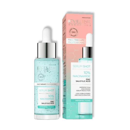 Eveline Face Therapy Professional Serum Shot 10% Niacinamide 30ml - Milucevi Beauty Store