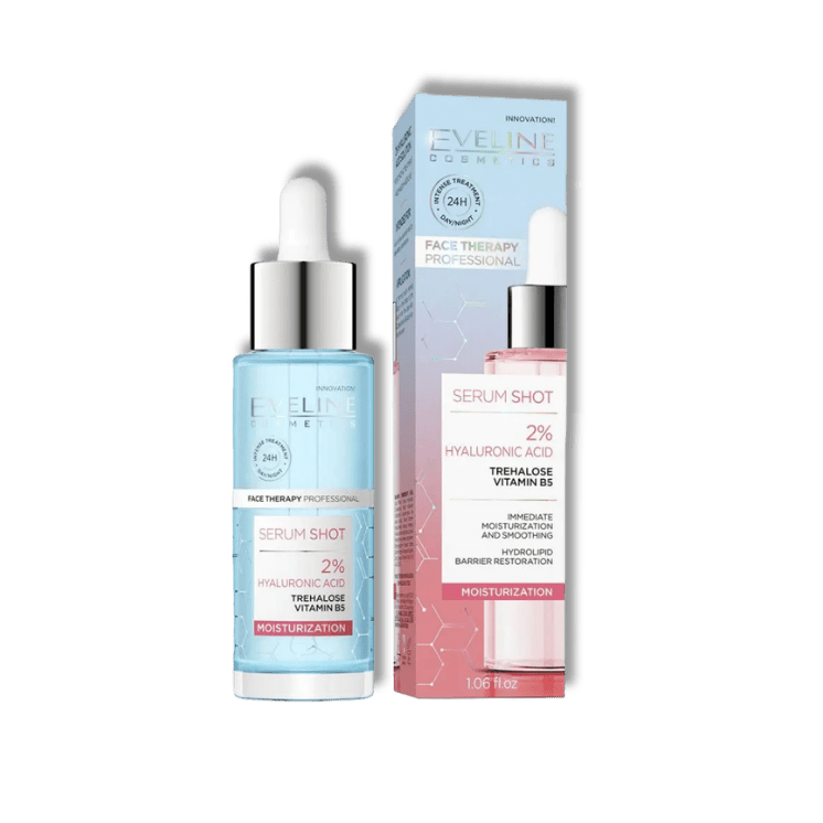 Eveline Face Therapy Professional Serum Shot 2% Hyaluronzuur 30ml - Milucevi Beauty Store