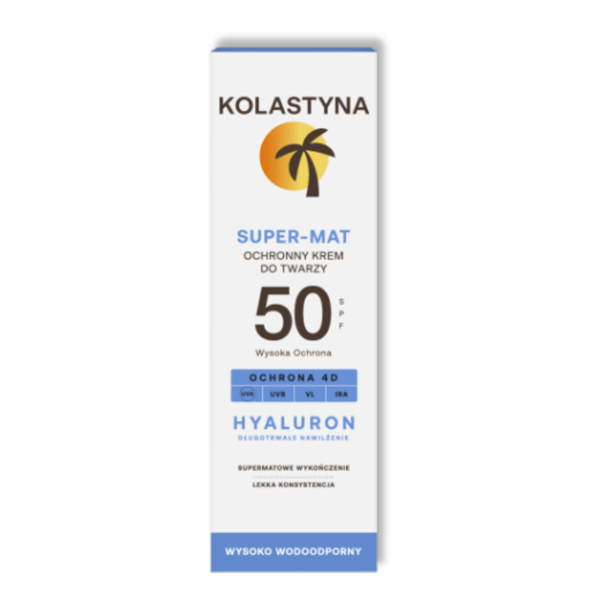 Kolastyna Super-Mat Beschermende Gezichtscrème SPF50 4D Bescherming Hyaluronzuur Matterend 50ml - Milucevi Beauty Store