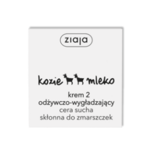Ziaja Kozie Mleko Odżywczo-Wygładzający Krem do Twarzy na Dzień i na Noc Cera Sucha Skłonna do Zmarszczek 50ml