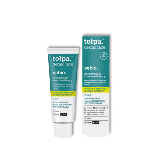 Tołpa Dermo Face Sebio Lichte Normaliserende Hydraterende Crème 3-in-1 Dag & Nacht 40ml