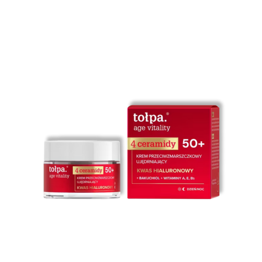 Tołpa Age Vitality Przeciwzmarszczkowy Krem ujędrniający na dzień i na noc 50+ 4 Ceramidy 50ml