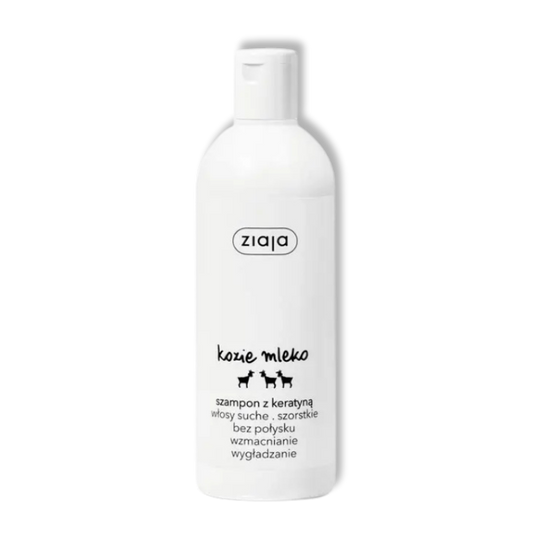 Ziaja Geitenmelk Shampoo met Keraïne voor Droog & Ruw Haar 400 ml