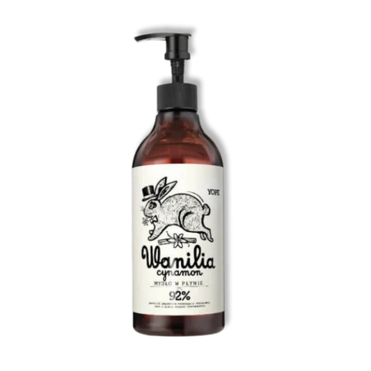 YOPE Naturalne Mydło w Płynie Wanilia i Cynamon 500 ml