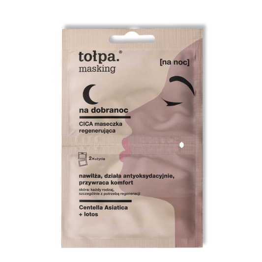 TOŁPA Masking CICA Regenerująca Maska na Noc - Dobranoc 5mlx2