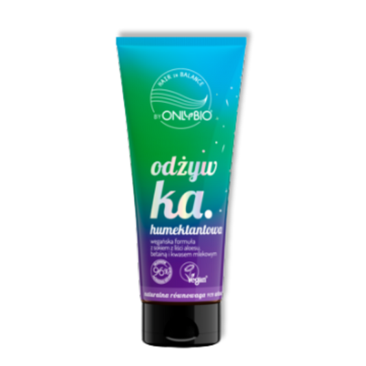 OnlyBio Hair in Balance Humectante Conditioner Aloë, Bietaine & Melkzuur Vegan 96% Natuurlijk 200ml