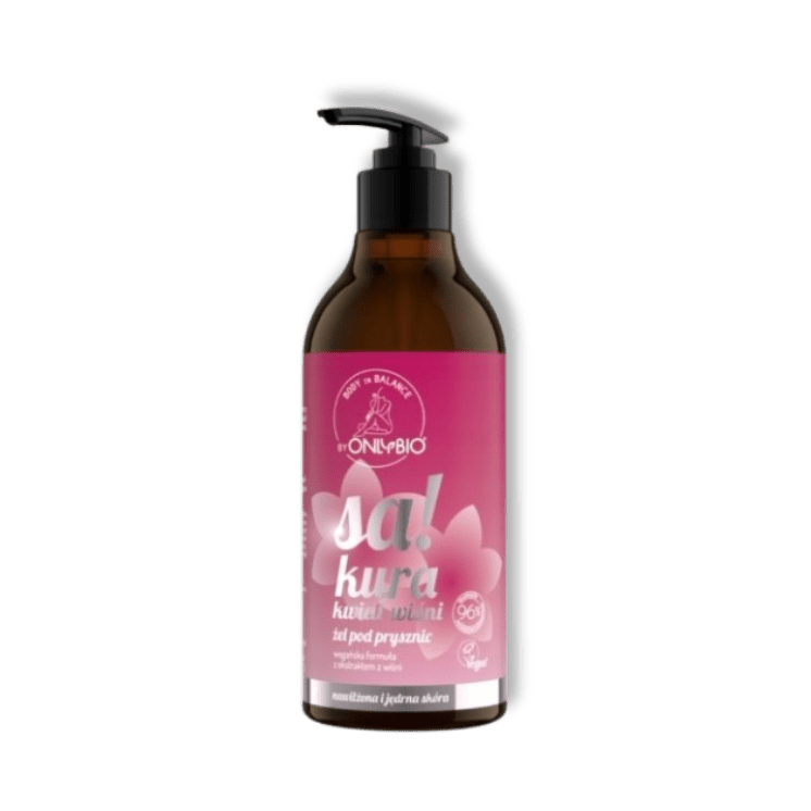 ONLYBIO Body in Balance Douchegel Sakura Kersenbloesem 400 ml - Milucevi Beauty Store