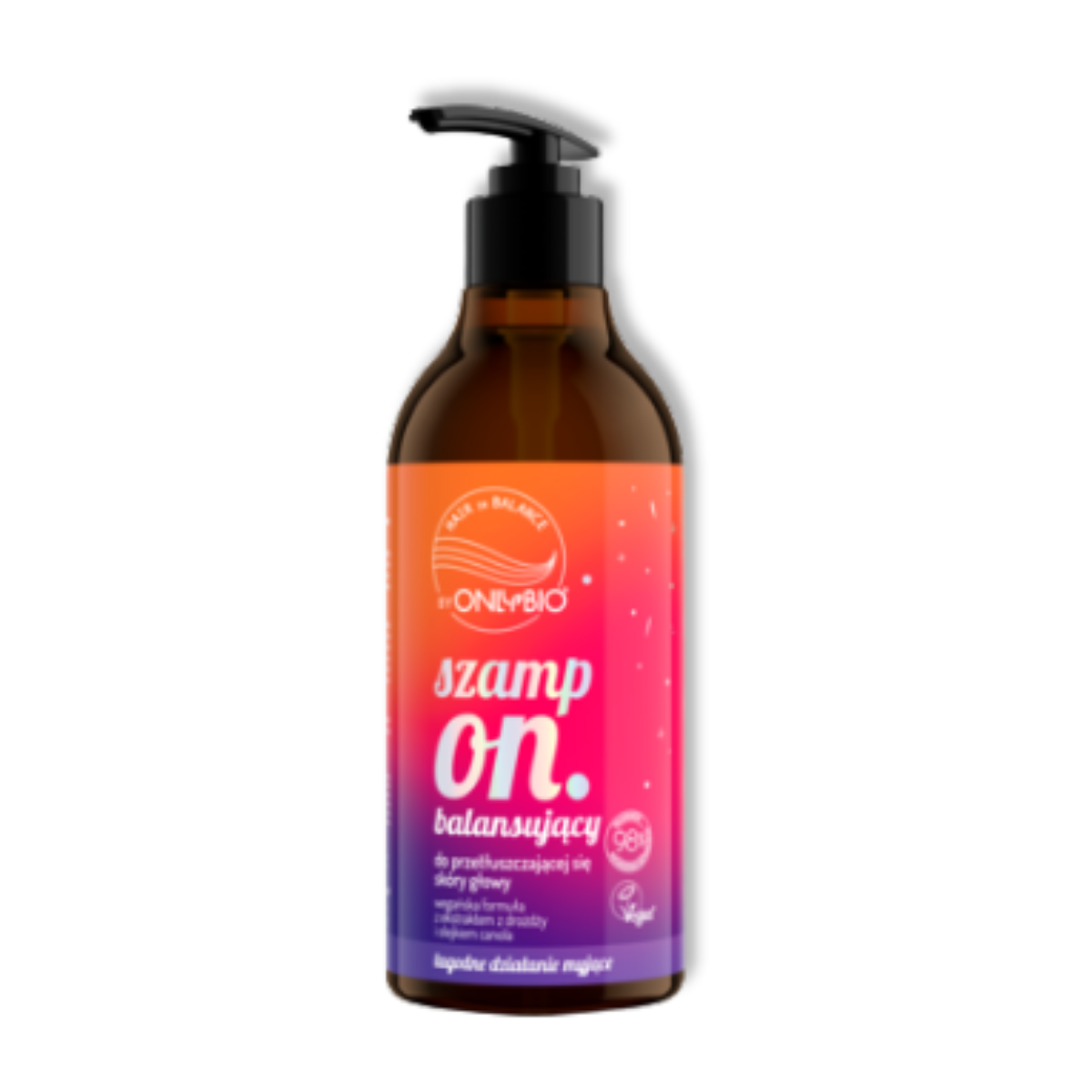 OnlyBio Hair in Balance Balancerende Shampoo voor Vette Hoofdhuid Vegan 400ml - Milucevi Beauty Store