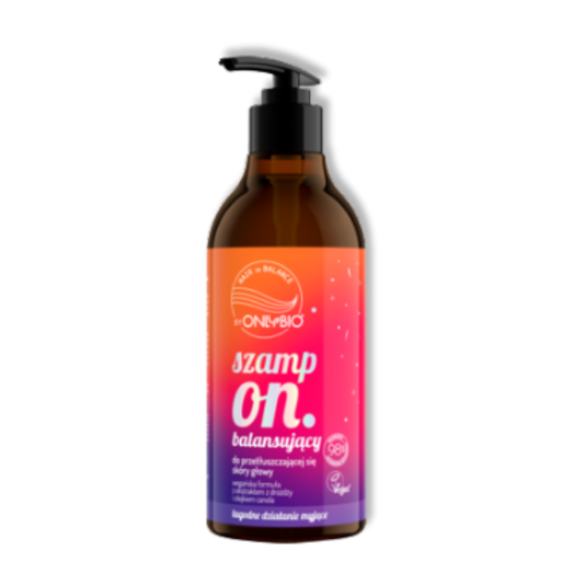 OnlyBio Hair in Balance Balancerende Shampoo voor Vette Hoofdhuid Vegan 400ml - Milucevi Beauty Store