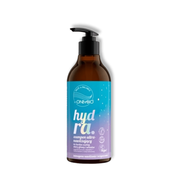 ONLYBIO Hair in Balance Hydra Ultra-Hydraterende Shampoo voor Zeer Droge Hoofdhuid en Haar 400 ml - Milucevi Beauty Store