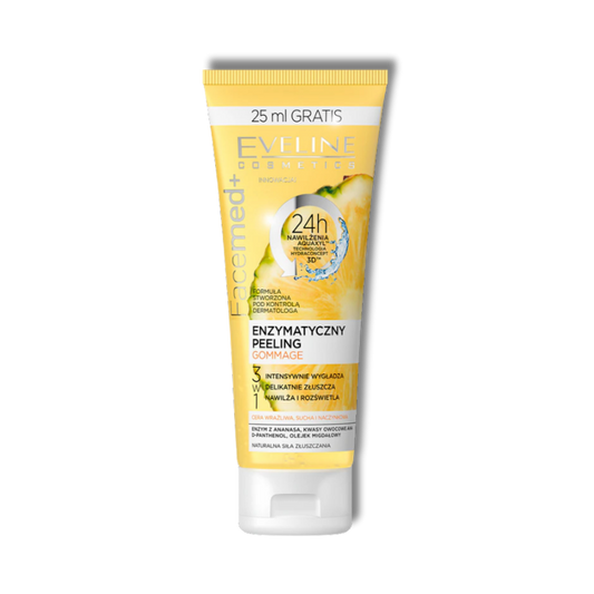 Eveline Facemed+ Enzymatyczny Peeling Gommage do Cery Wrażliwej, Suchej i Naczynkowej 50ml