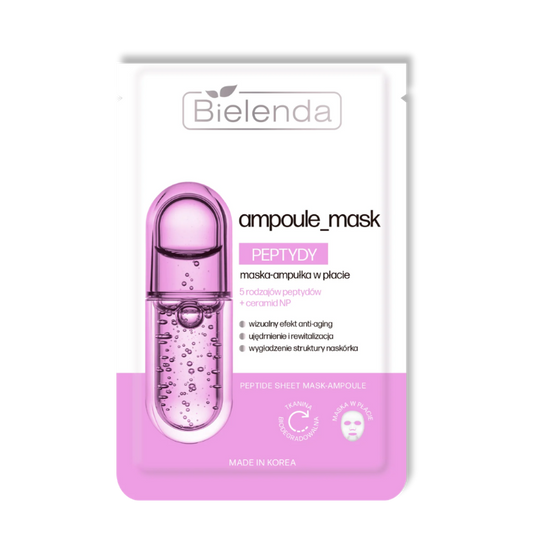 BIELENDA Maseczka w płachcie z peptydami Maska-ampułka 1 szt.