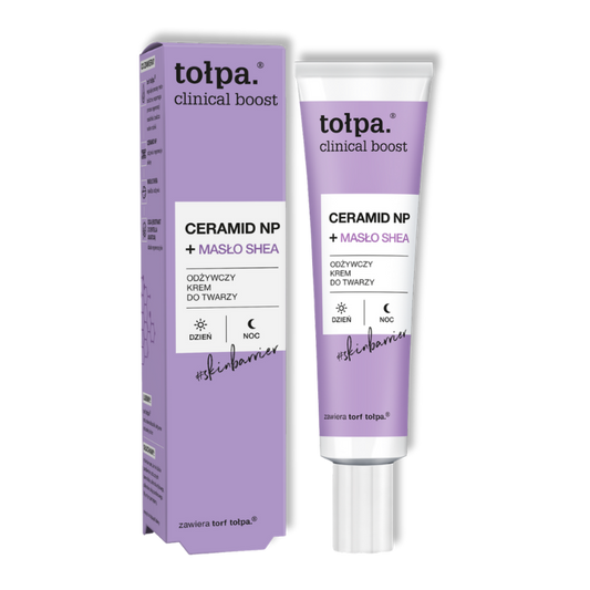 TOŁPA Clinical Boost Ceramid NP + Masło Shea odżywczy krem do twarzy 40 ml
