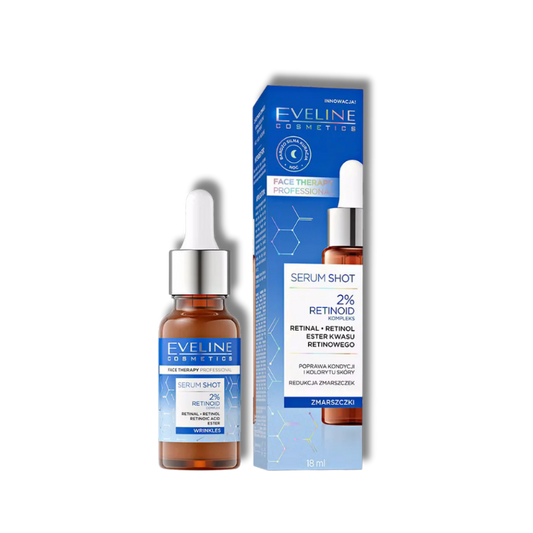 Eveline Face Therapy Professional Serum Shot 2% Retinoid Przeciwzmarszczkowe 18ml