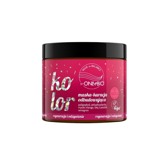 ONLYBIO Hair in Balance Kolor- Herstellende masker 280 ml