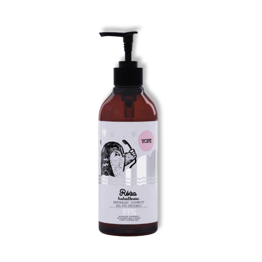 YOPE Natuurlijke Voedende Douchegel Roos & Wierook 400 ml