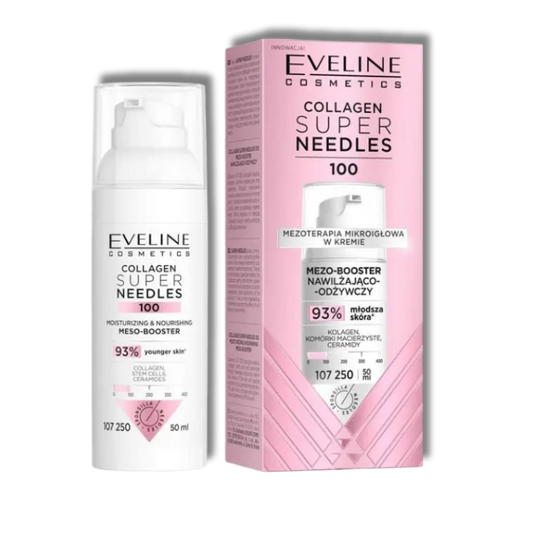 Eveline Collagen Super Needles 100 Mezo-Booster Nawilżenie i Odżywienie 50ml