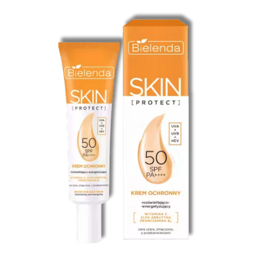 Bielenda Skin Protect Ochronny Krem Rozświetlająco-Energizujący SPF50 40ml