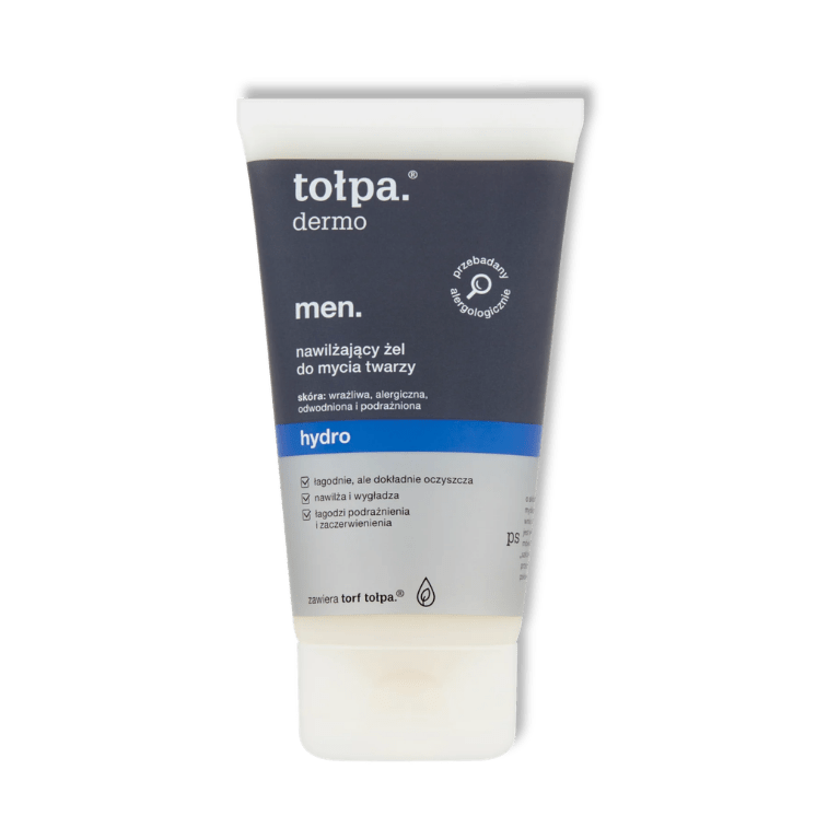 TOŁPA Dermo Men Hydraterende Gezichtsreinigingsgel Hydro 150 ml - Milucevi Beauty Store