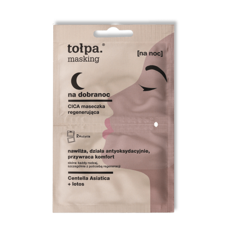 TOŁPA Masking CICA Regenererend Nachtmasker - Welterusten 5mlx2 - Milucevi Beauty Store