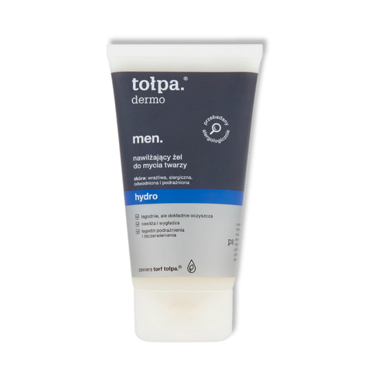 TOŁPA Dermo Men Hydro Nawilżający żel do mycia twarzy 150 ml