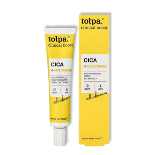 TOŁPA Clinical Boost Cica + Niacinamide Długotrwale Regenerujący Krem do Twarzy 40 ml