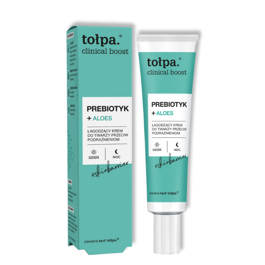 TOŁPA Clinical Boost Prebiotyk + Aloes Kojący Krem do Twarzy 40 ml